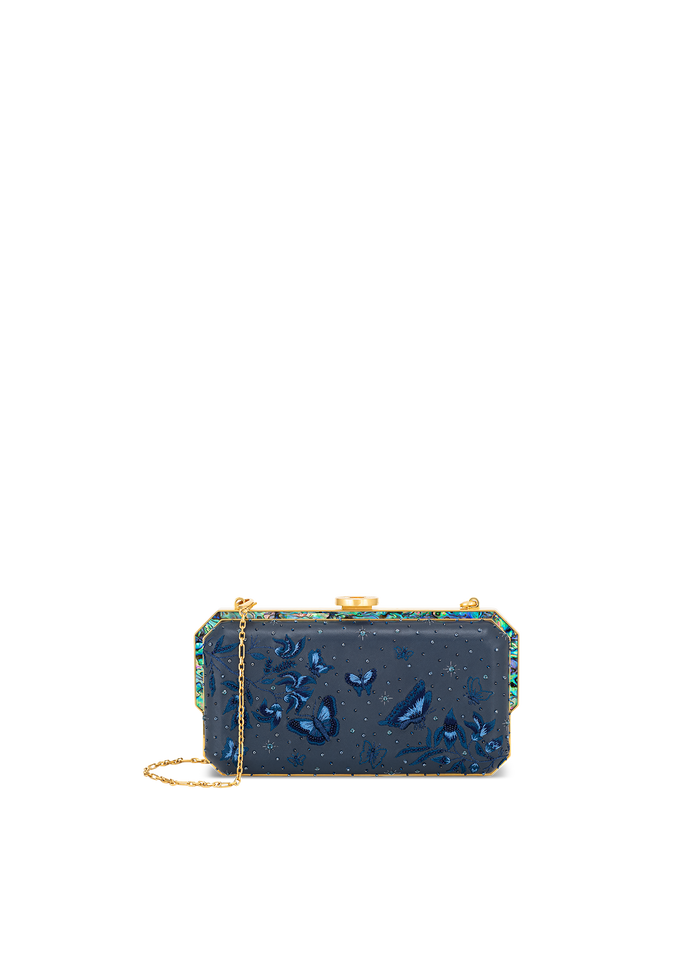 Laya Framed Clutch, Embellished