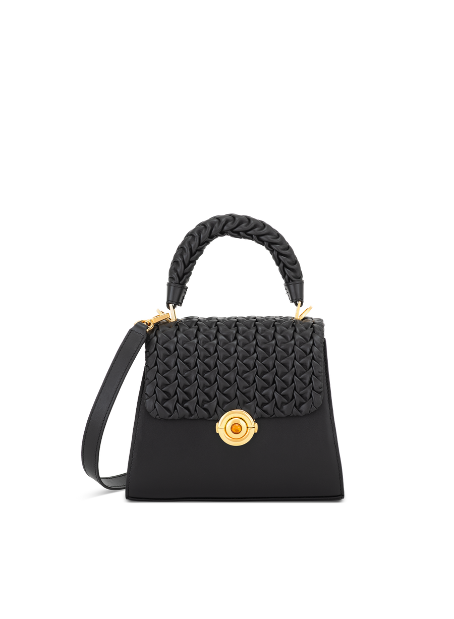 Calista M, Hand-pleated with Citrine Push Lock