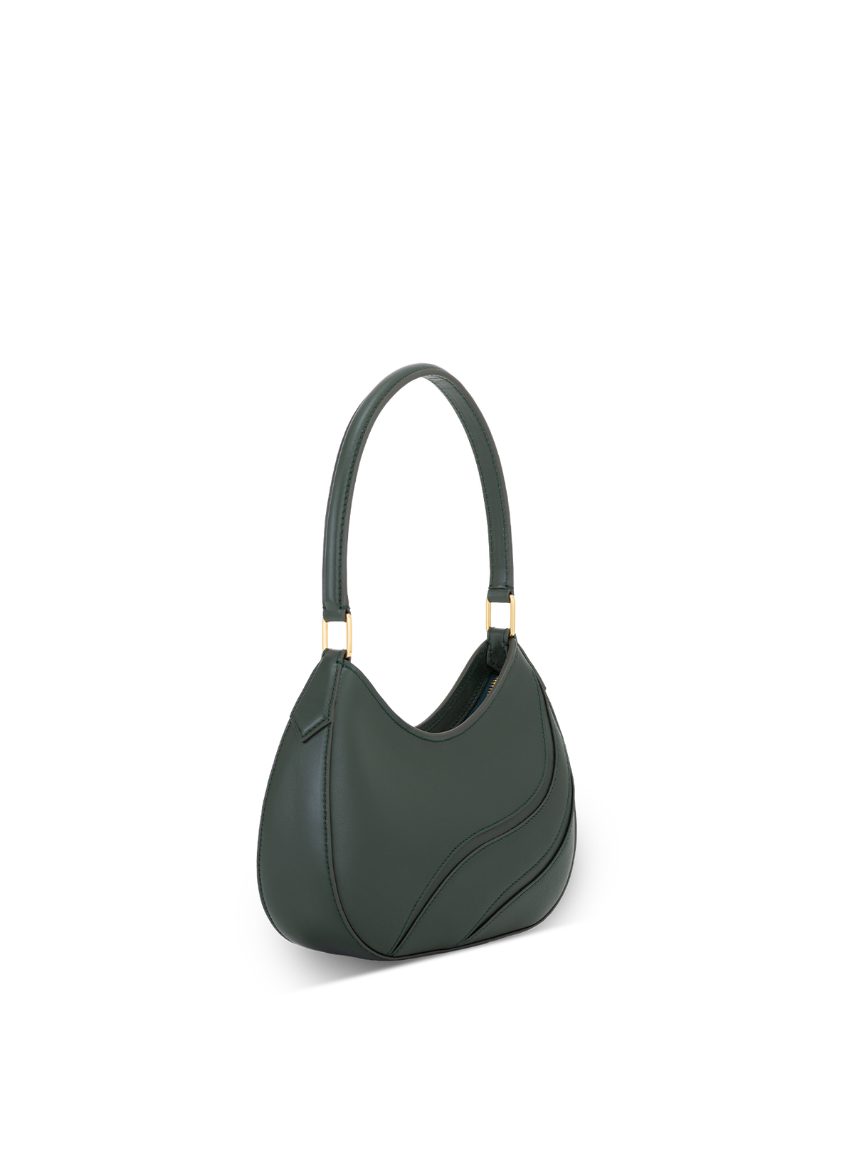 Amor Cutwork in Green, side view