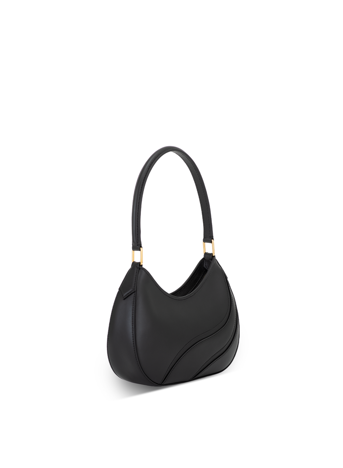 Amor Cutwork in Obsidian, side view