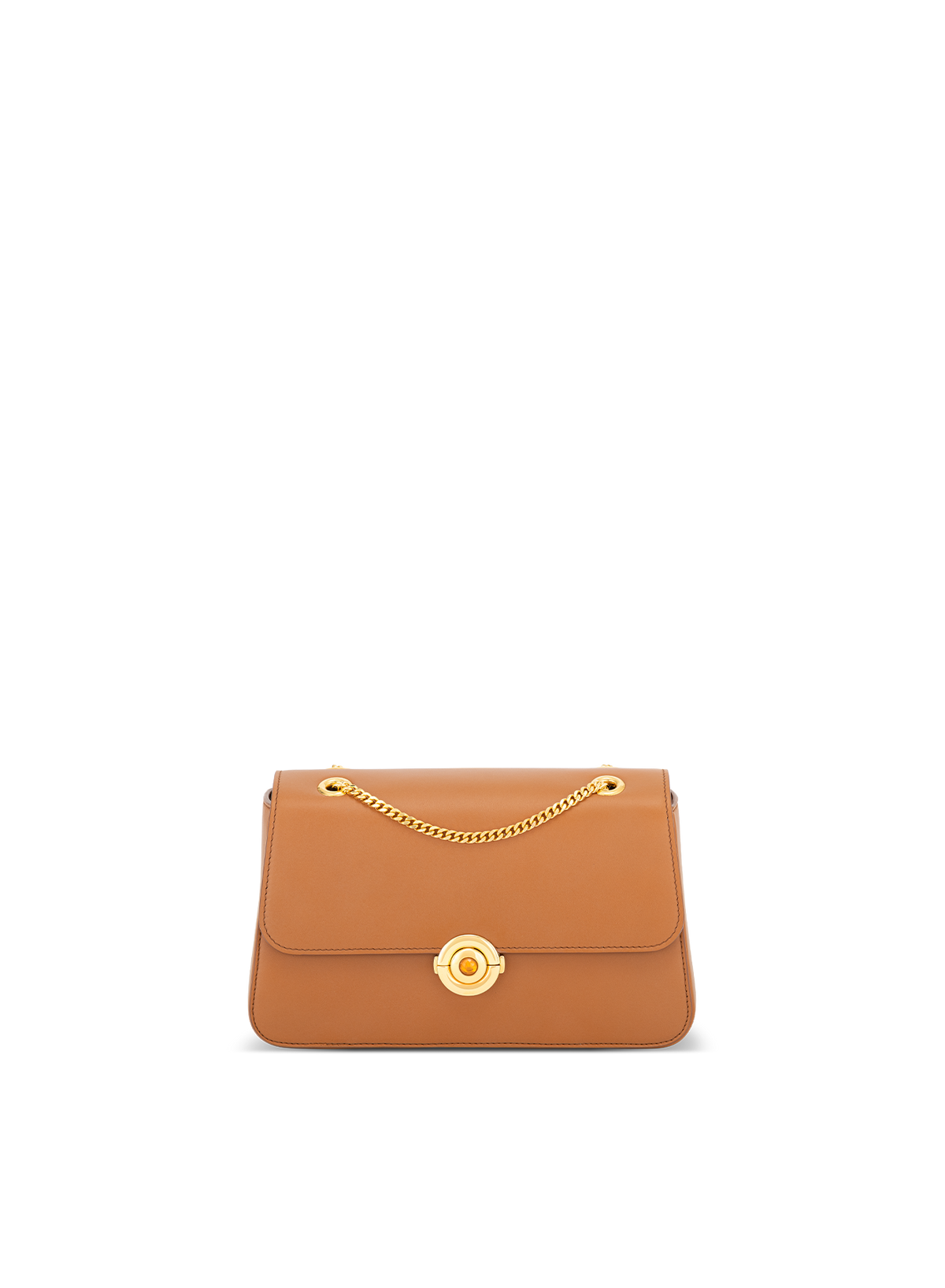 Amoura Citrine Push Lock in Bruno, front view
