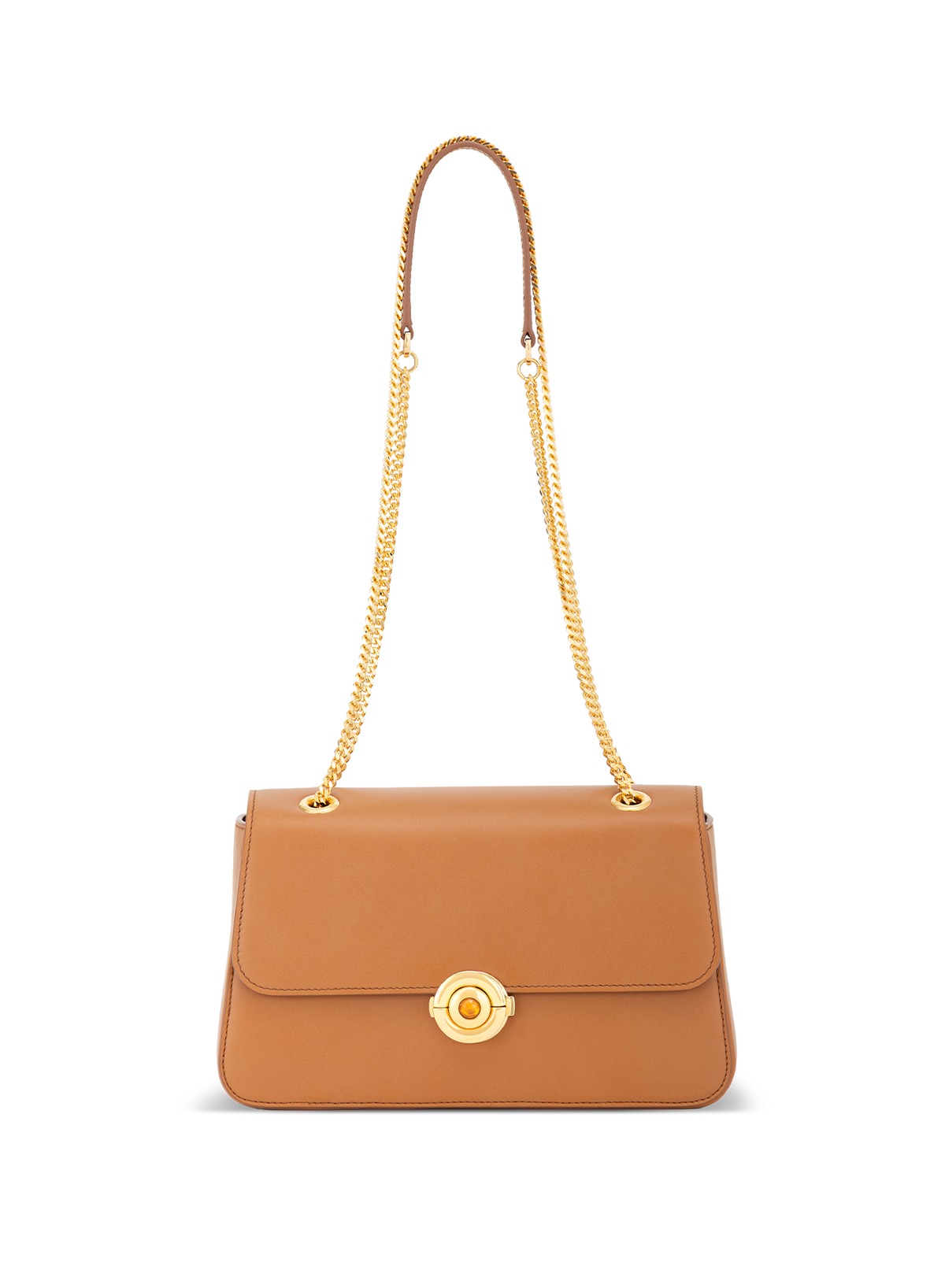 Amoura Citrine Push Lock in Bruno, strap detail