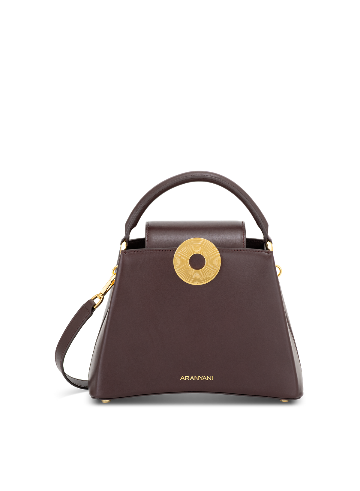 Electra M Monogram in Mahogany, front view