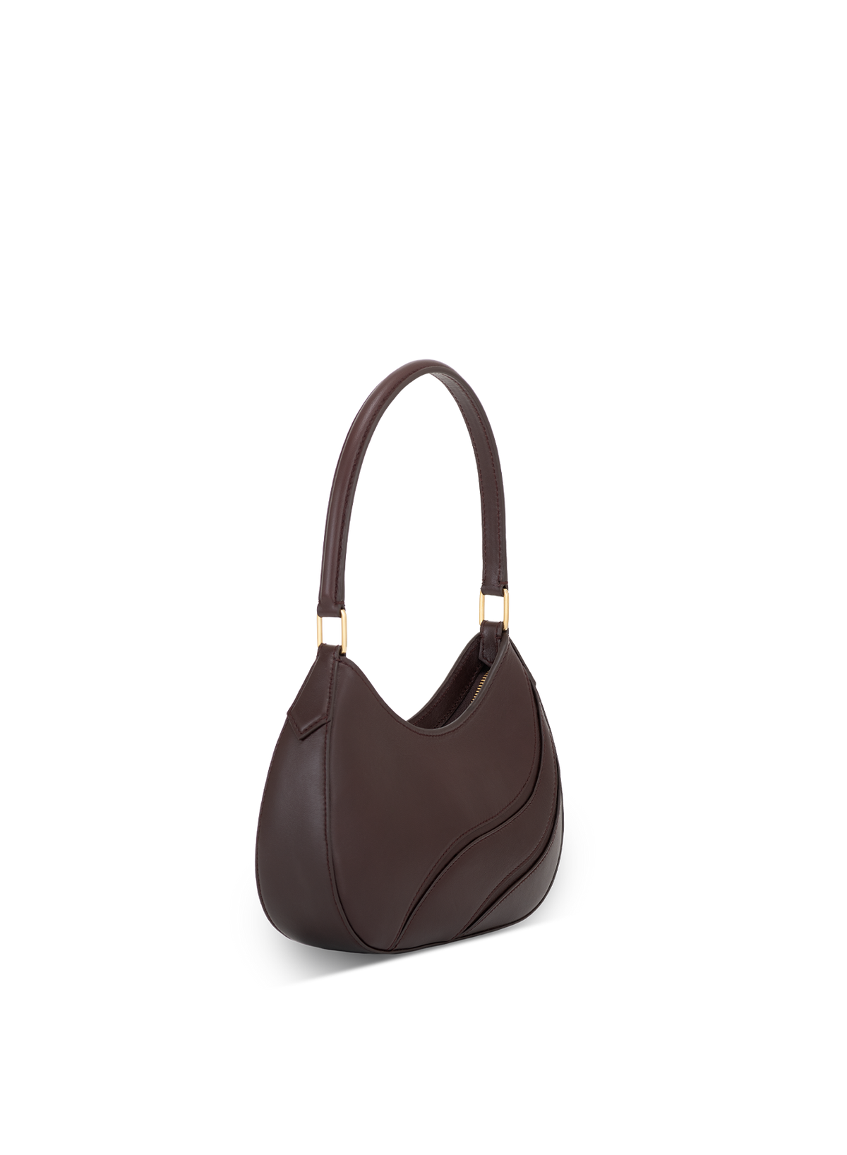 Amor Cutwork in Mahogany, side view
