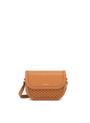 Astra Crossbody Hand-pleated in Bruno, front view
