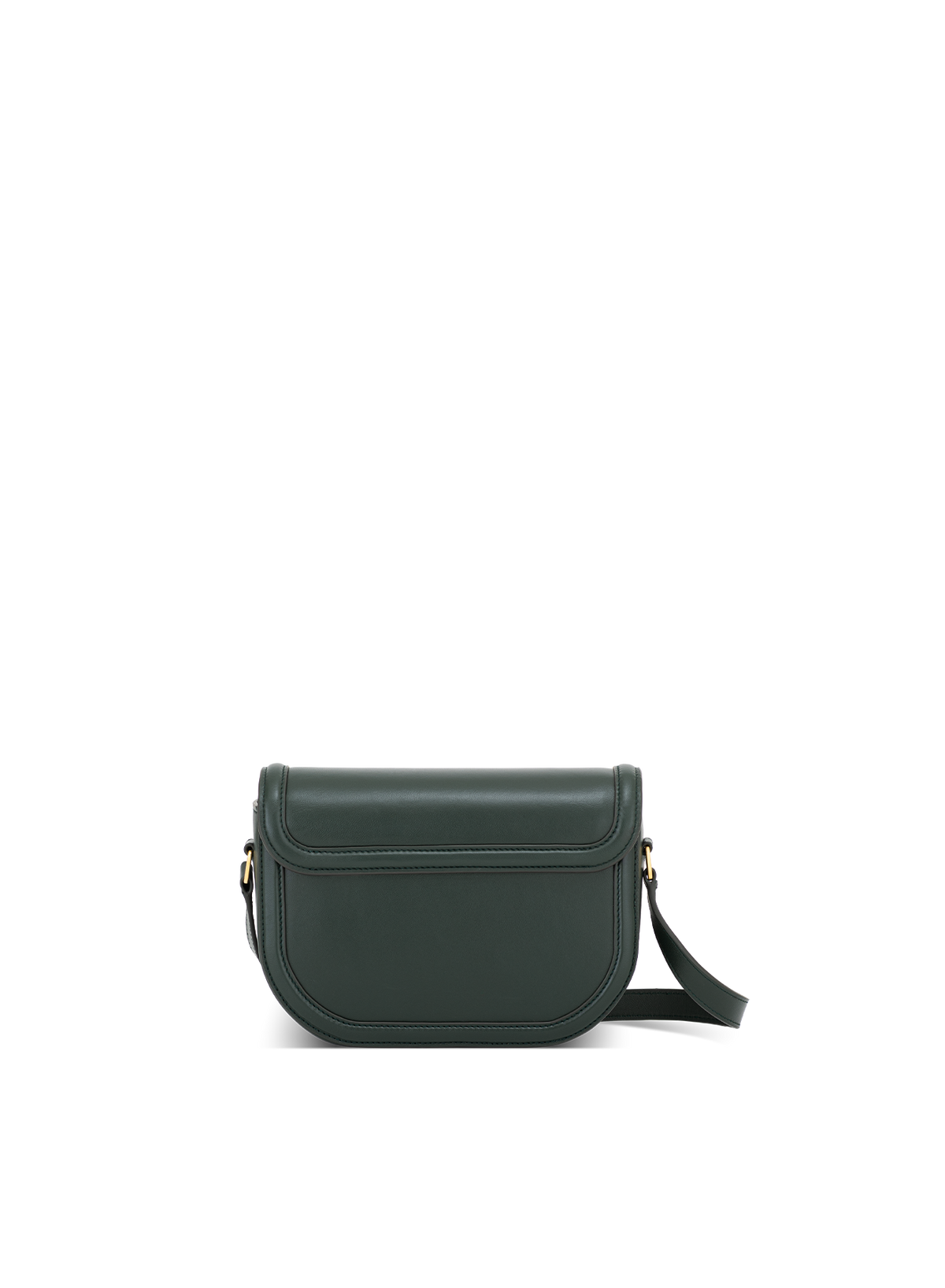 Astra Crossbody Hand-pleated in Green, back view