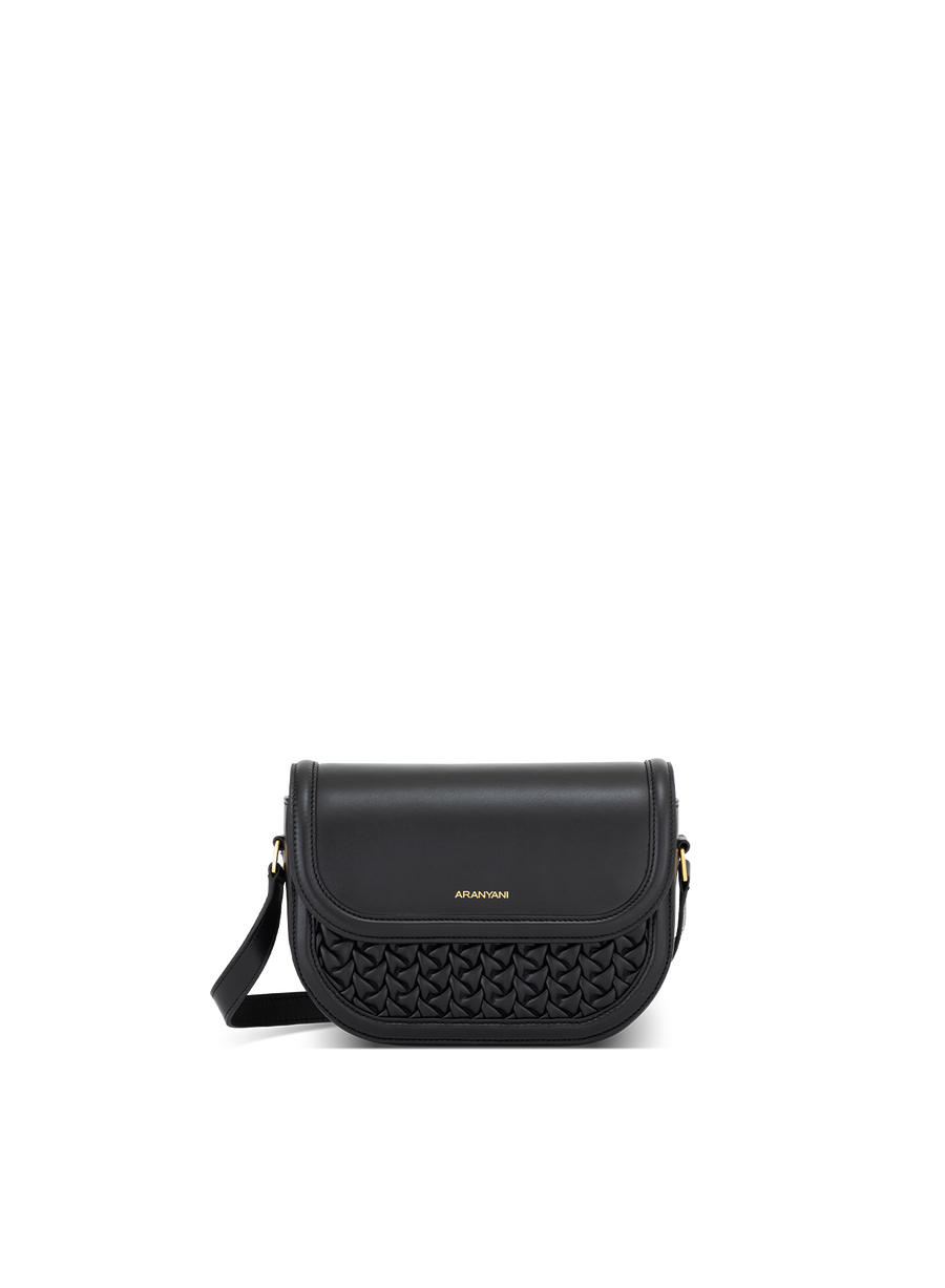 Astra Crossbody, Hand-pleated