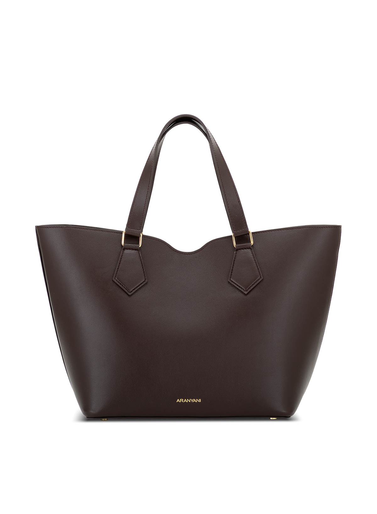 Amala M Tote in Mahogany, front view