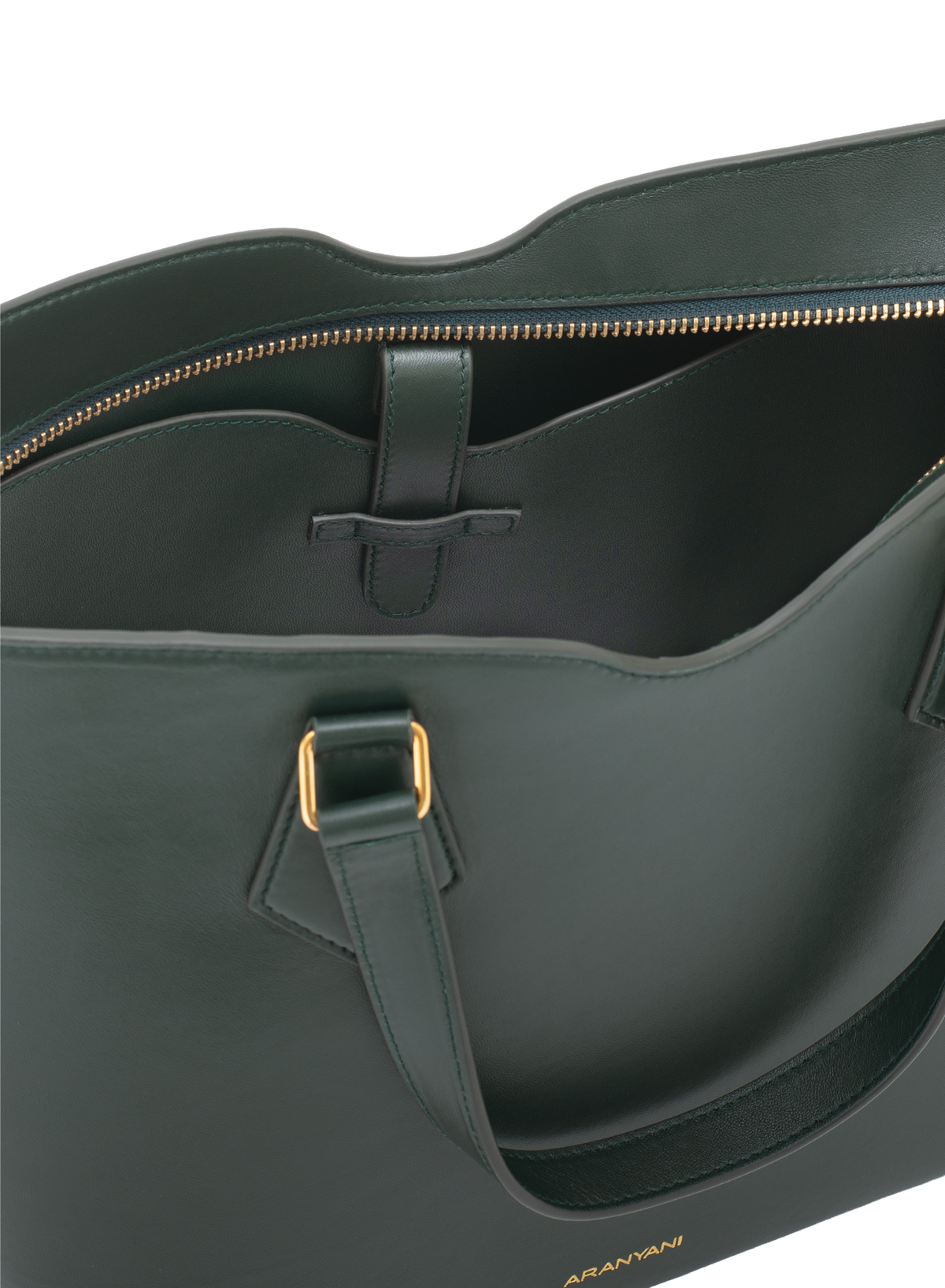 Amala M Tote in Green, top view