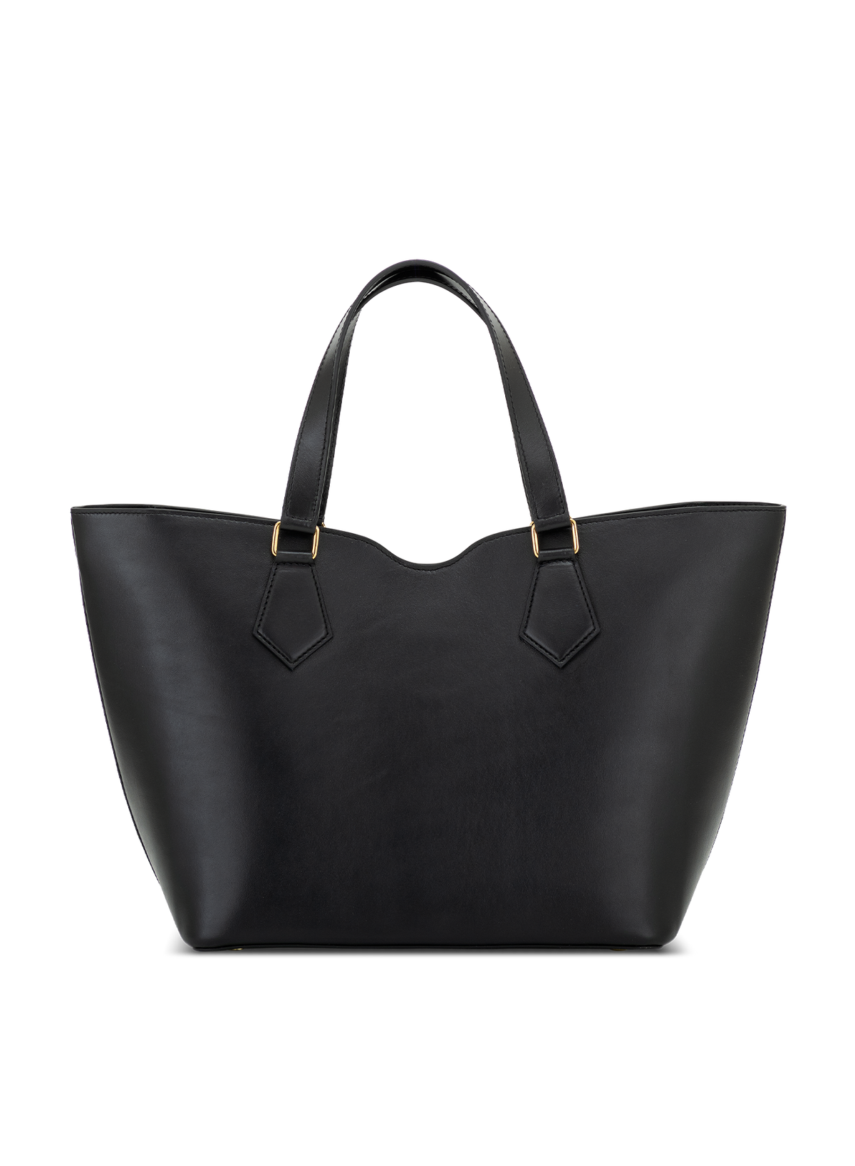 Amala M Tote in Obsidian, back view