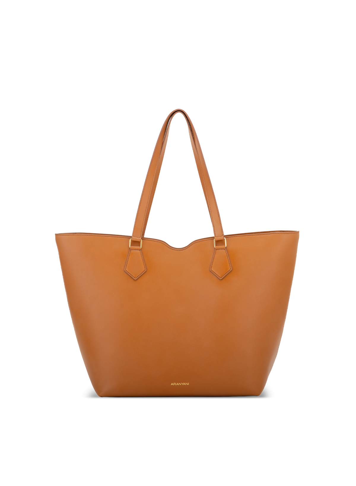 Amala L Tote Silken Nappa in Bruno, front view