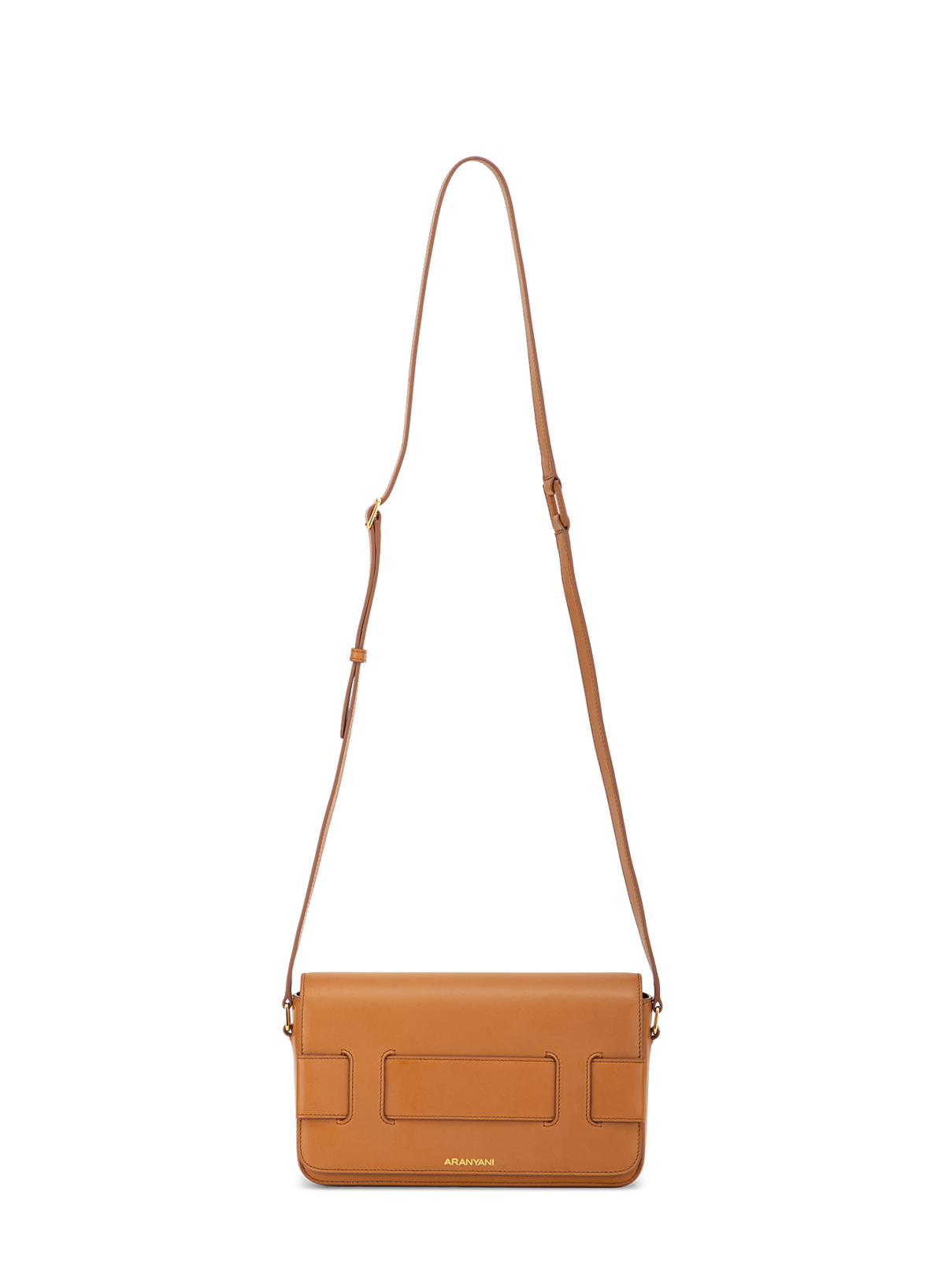 Tara Crossbody in Bruno, strap detail