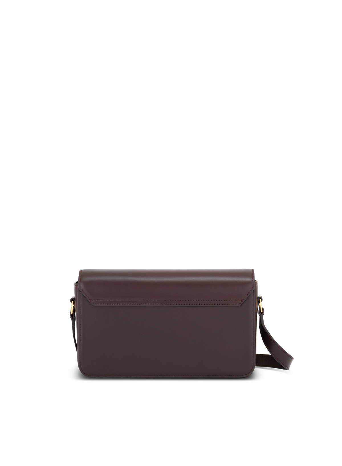 Tara Crossbody in Mahogany, back view