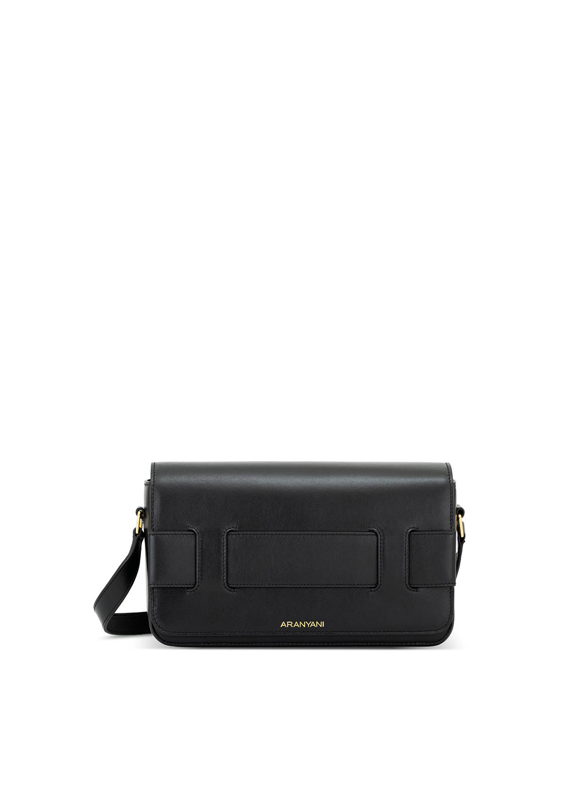 Tara Crossbody in Obsidian, front view