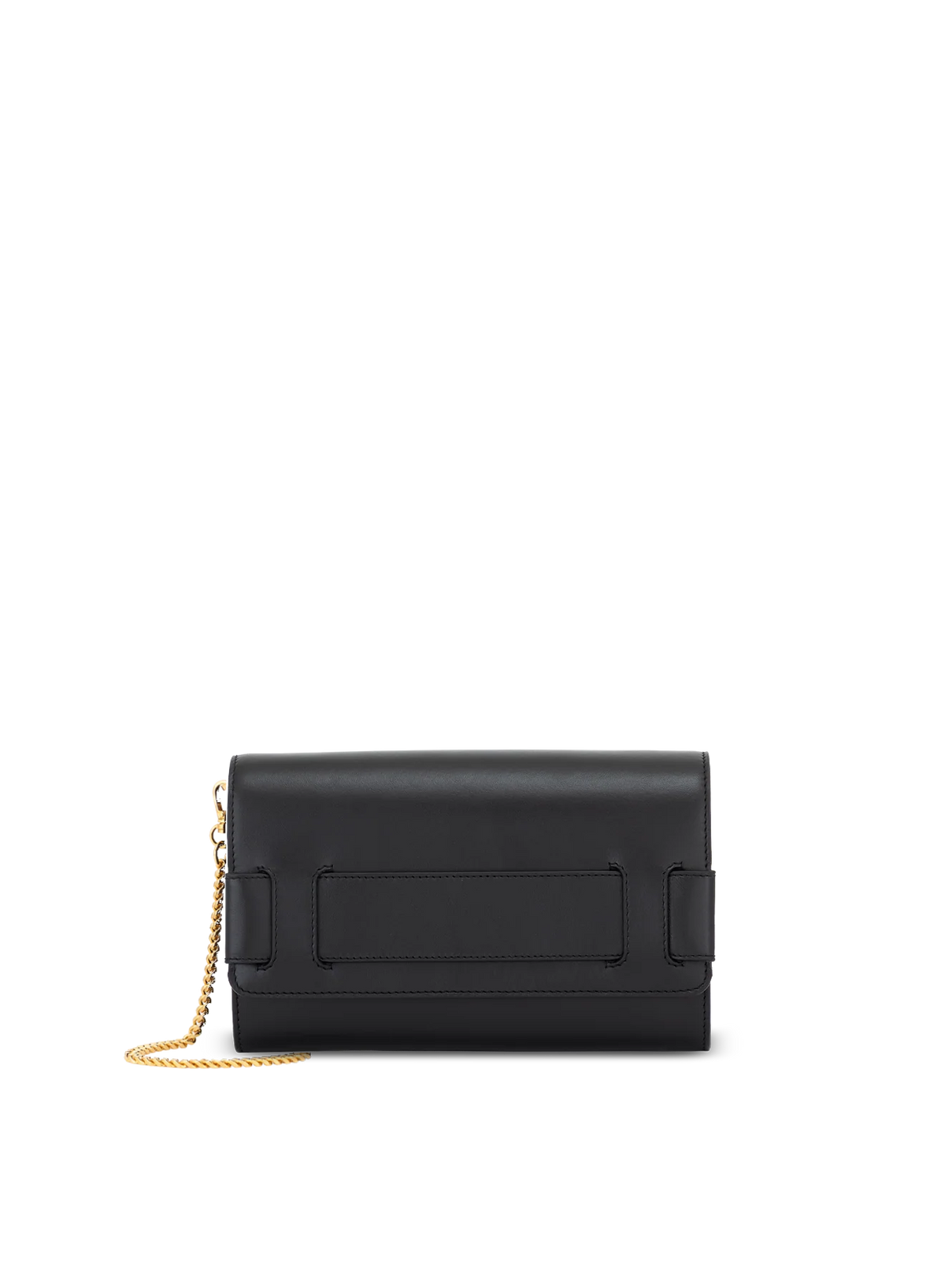 Tara Clutch in Obsidian, front view