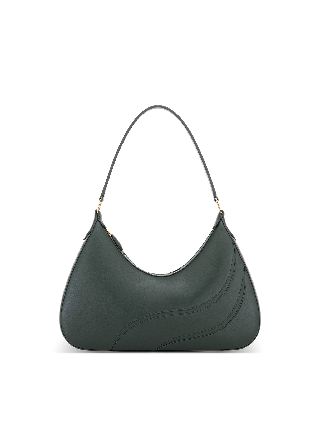 Velora Cutwork in Green, front view