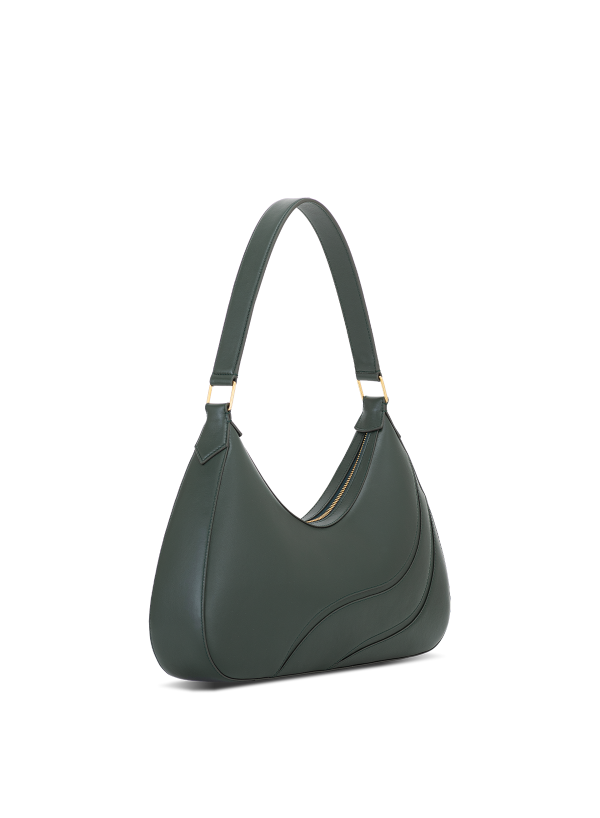 Velora Cutwork in Green, side view