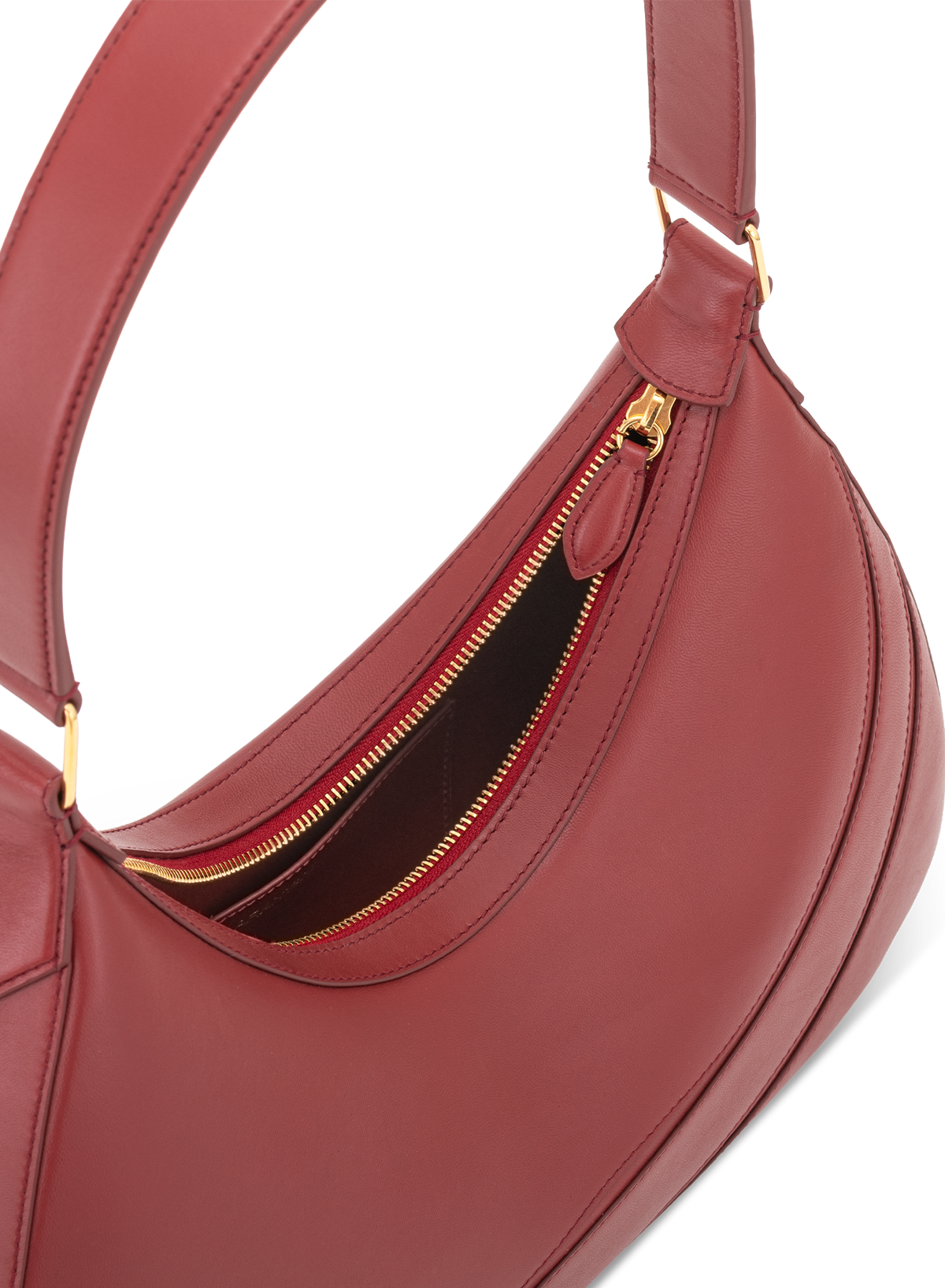 Velora Cutwork in Lava Red, top view