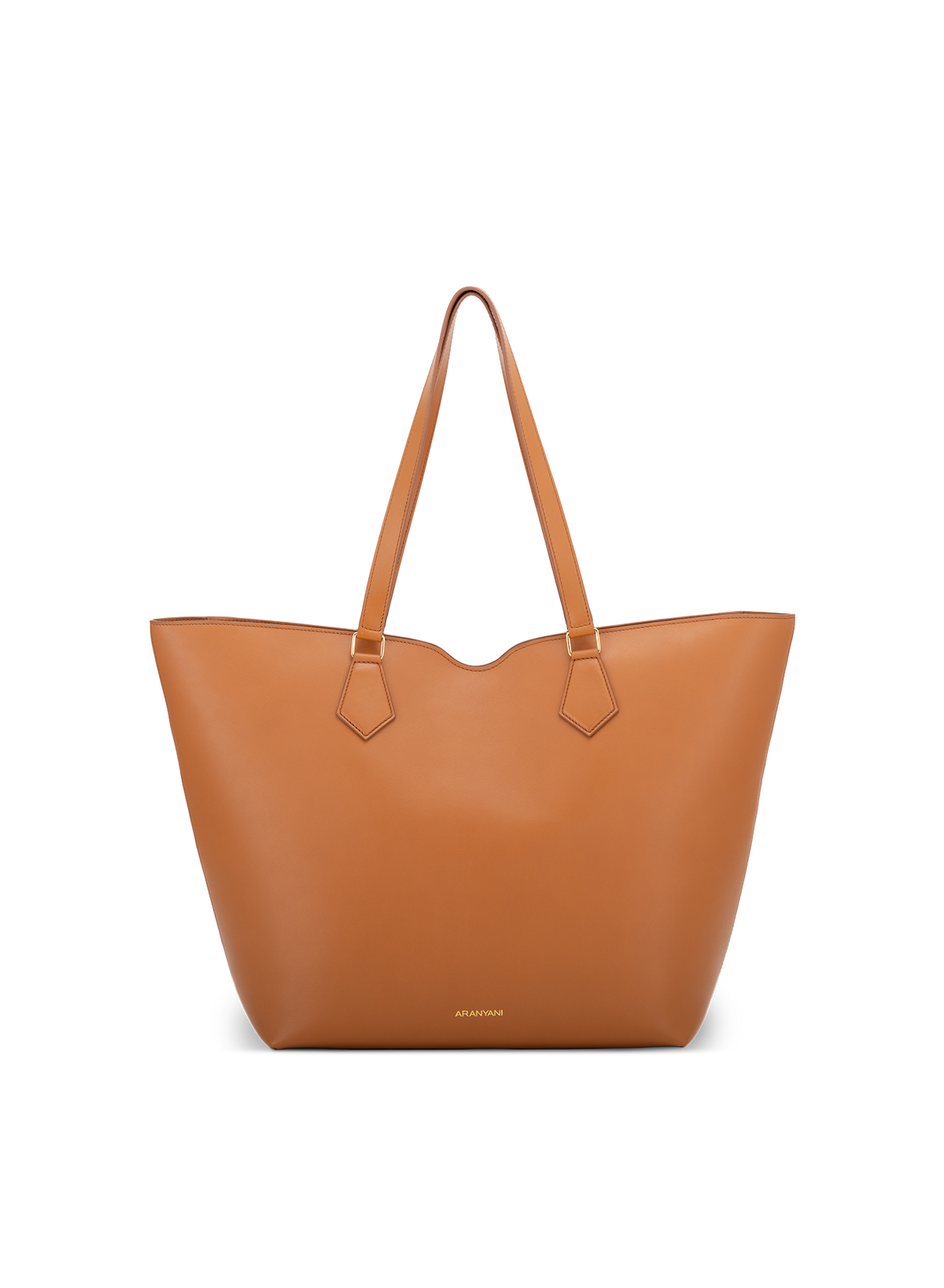 Amala L Tote French Calf Nappa in Bruno, front view