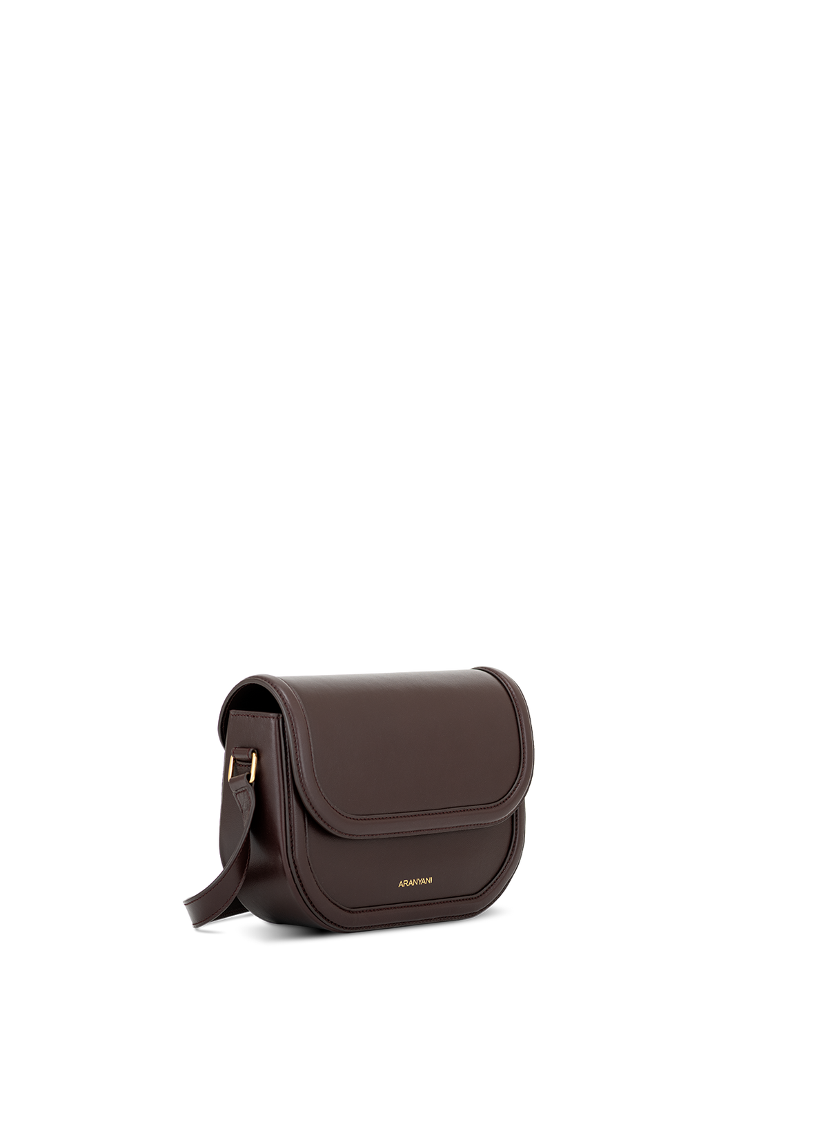 Astra Crossbody in Mahogany, side view