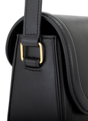 Astra Crossbody in Obsidian, close-up detail