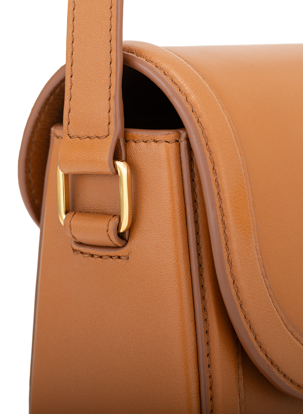 Astra Crossbody in Bruno, close-up detail