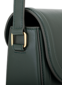 Astra Crossbody in Green, close-up detail