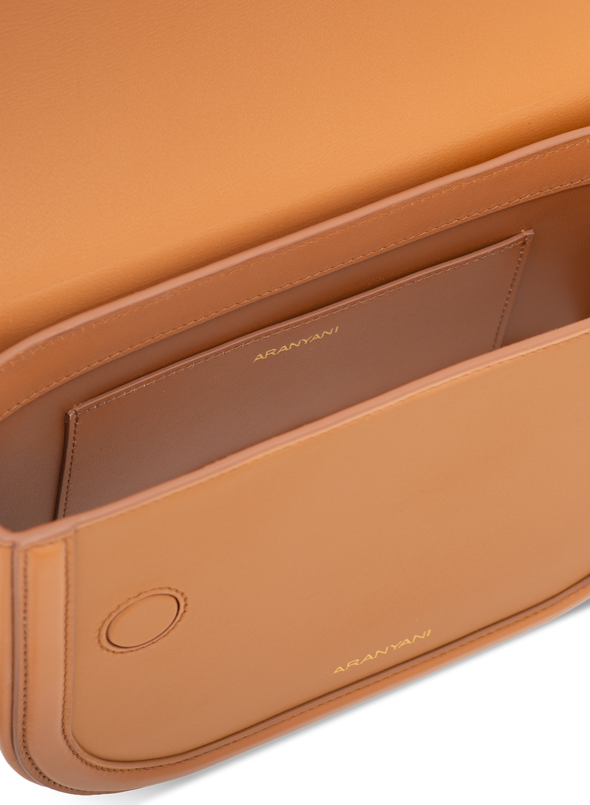 Astra Crossbody in Bruno, top view
