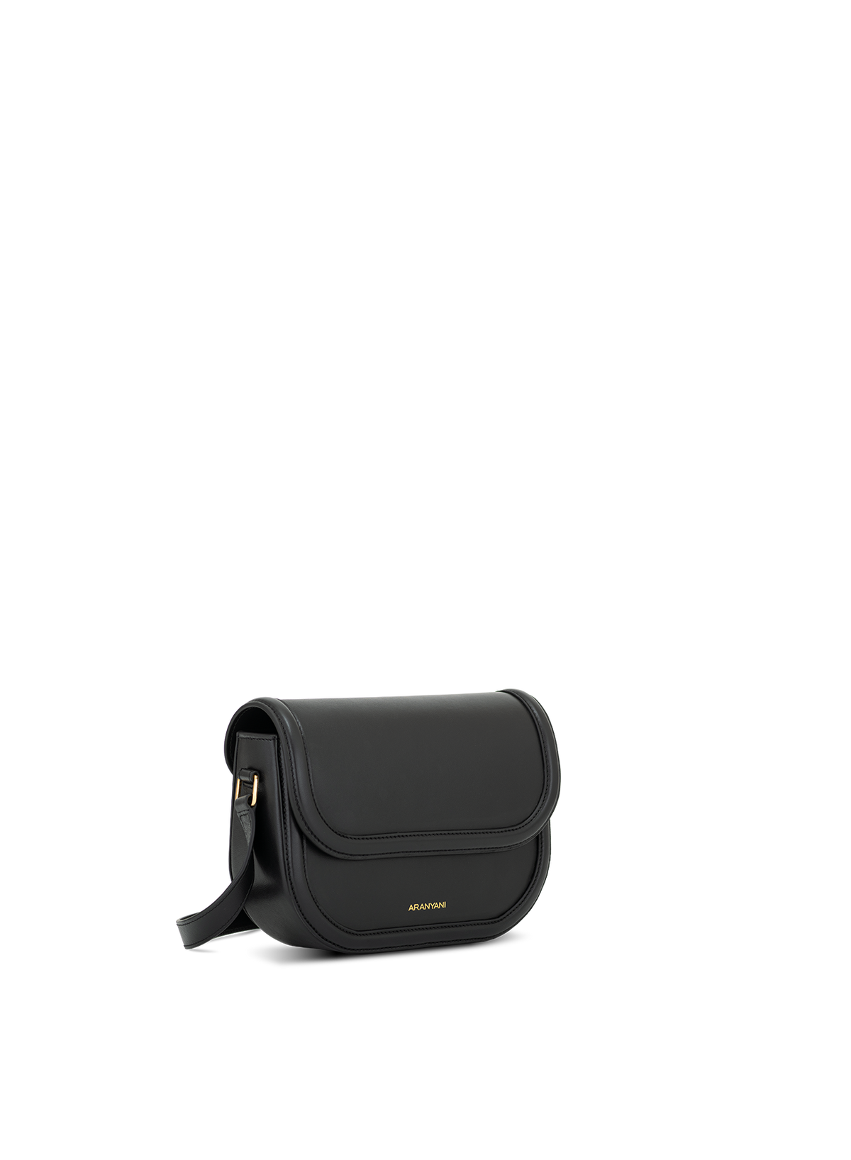Astra Crossbody in Obsidian, side view