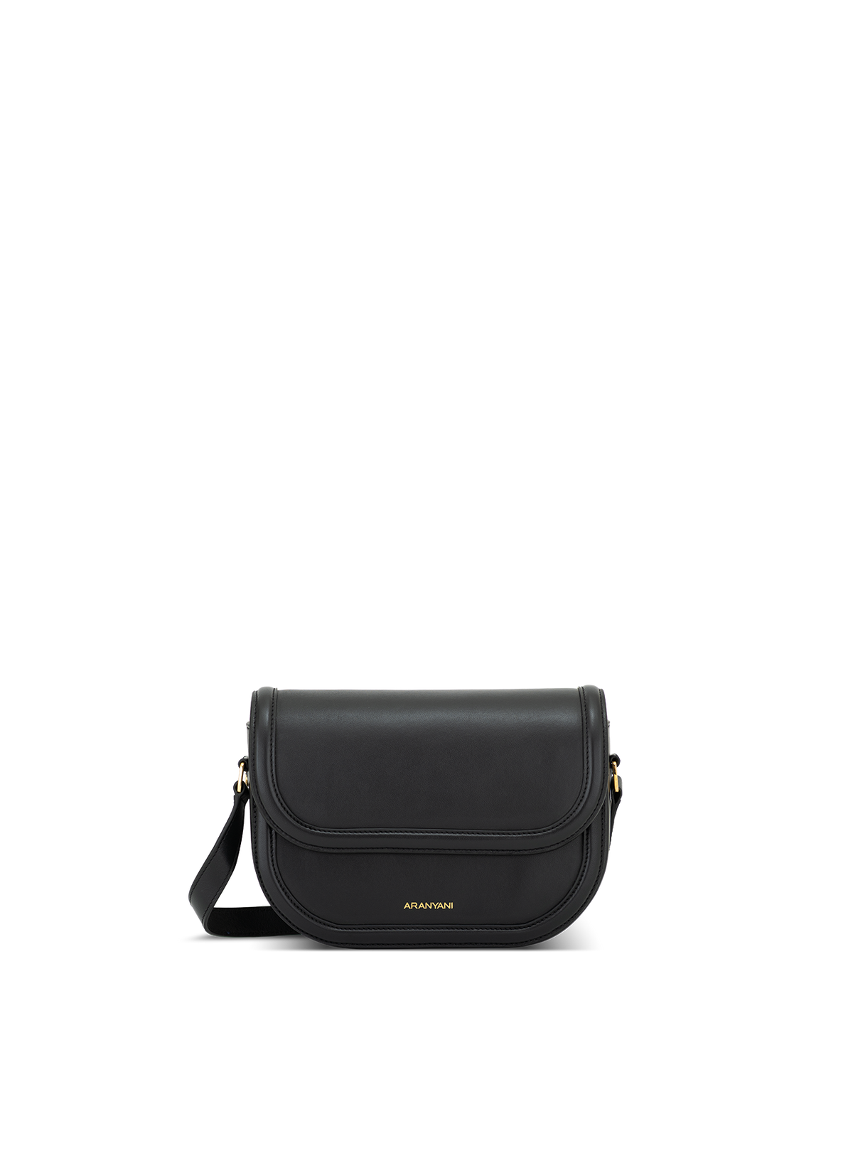 Astra Crossbody in Obsidian, front view