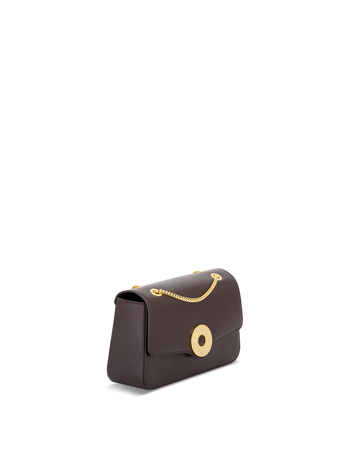 Amoura Monogram in Mahogany, side view