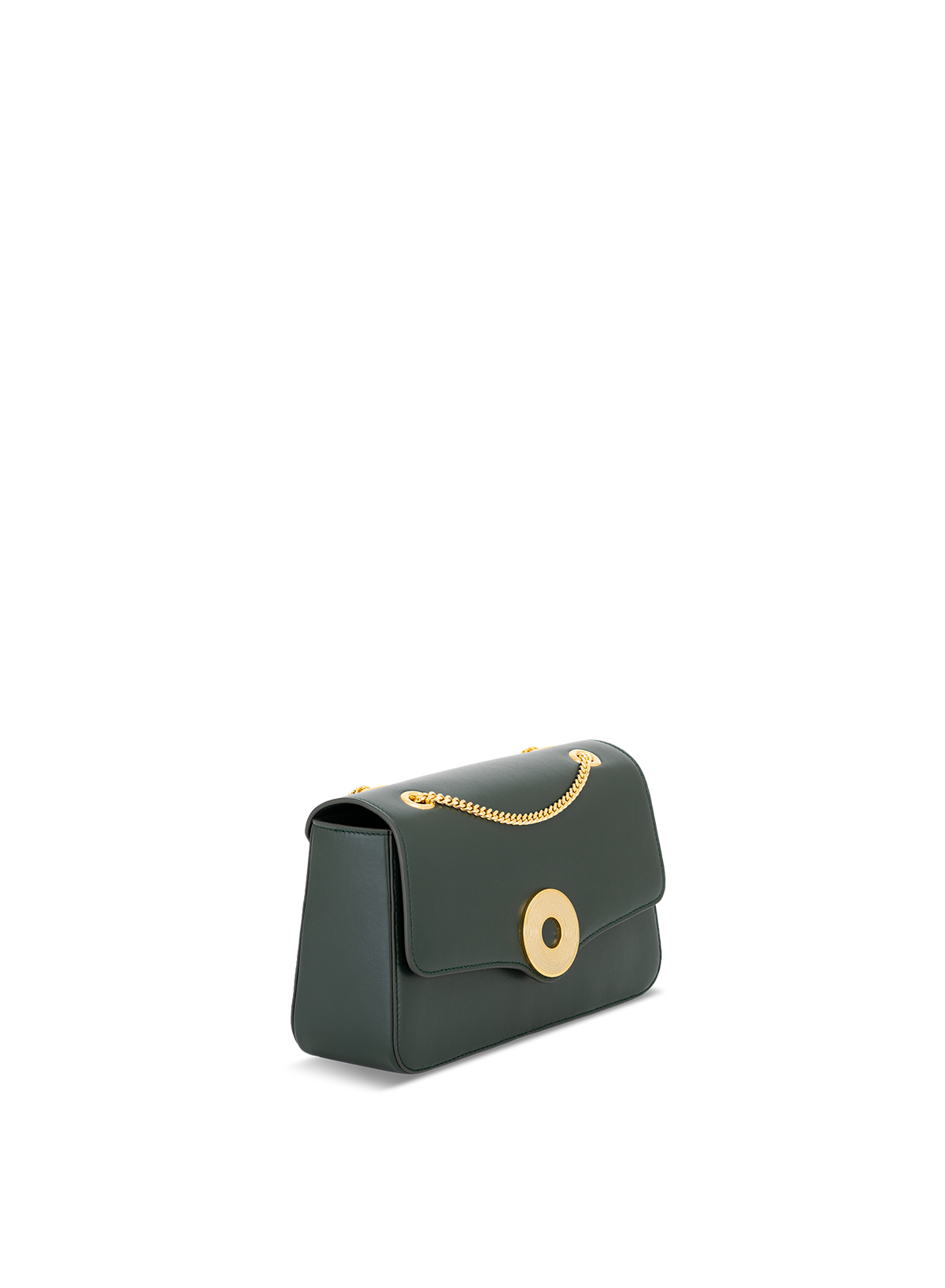 Amoura Monogram in Green, side view