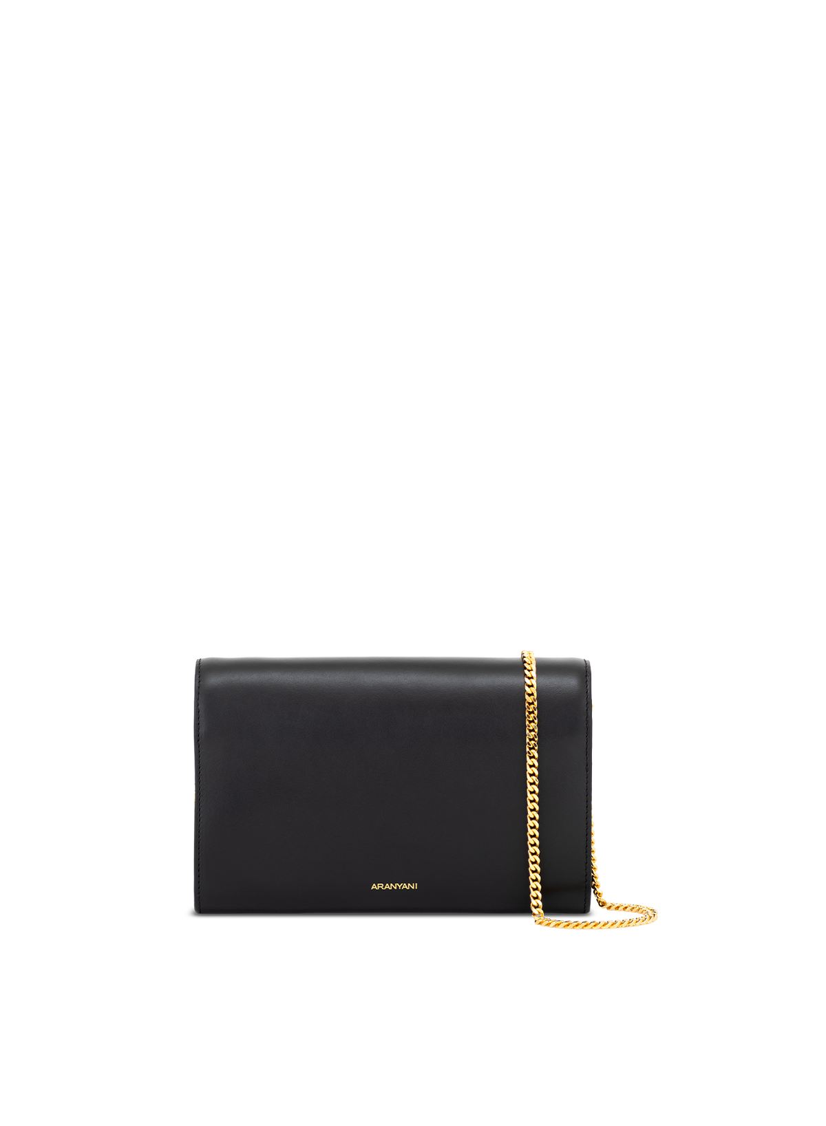 Tara Clutch Embellished in Obsidian, back view