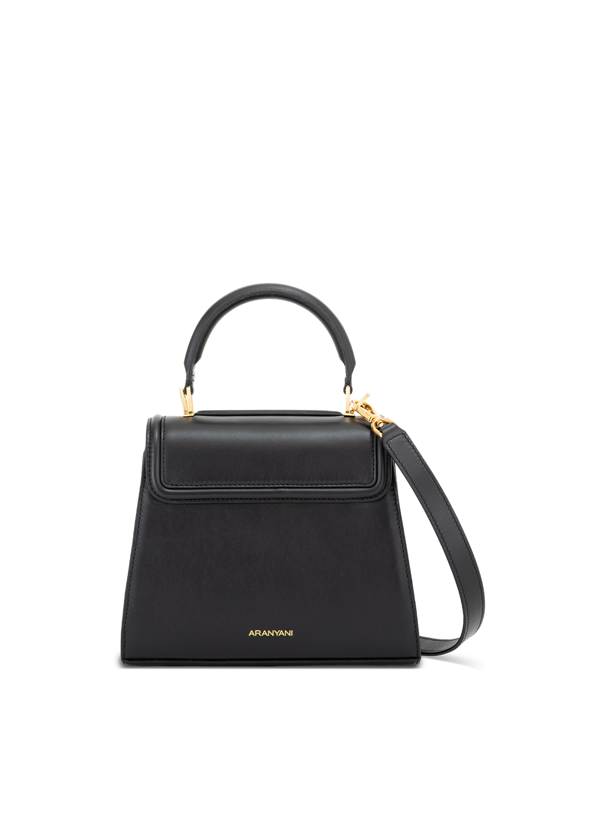 Calista M Monogram in Obsidian, back view