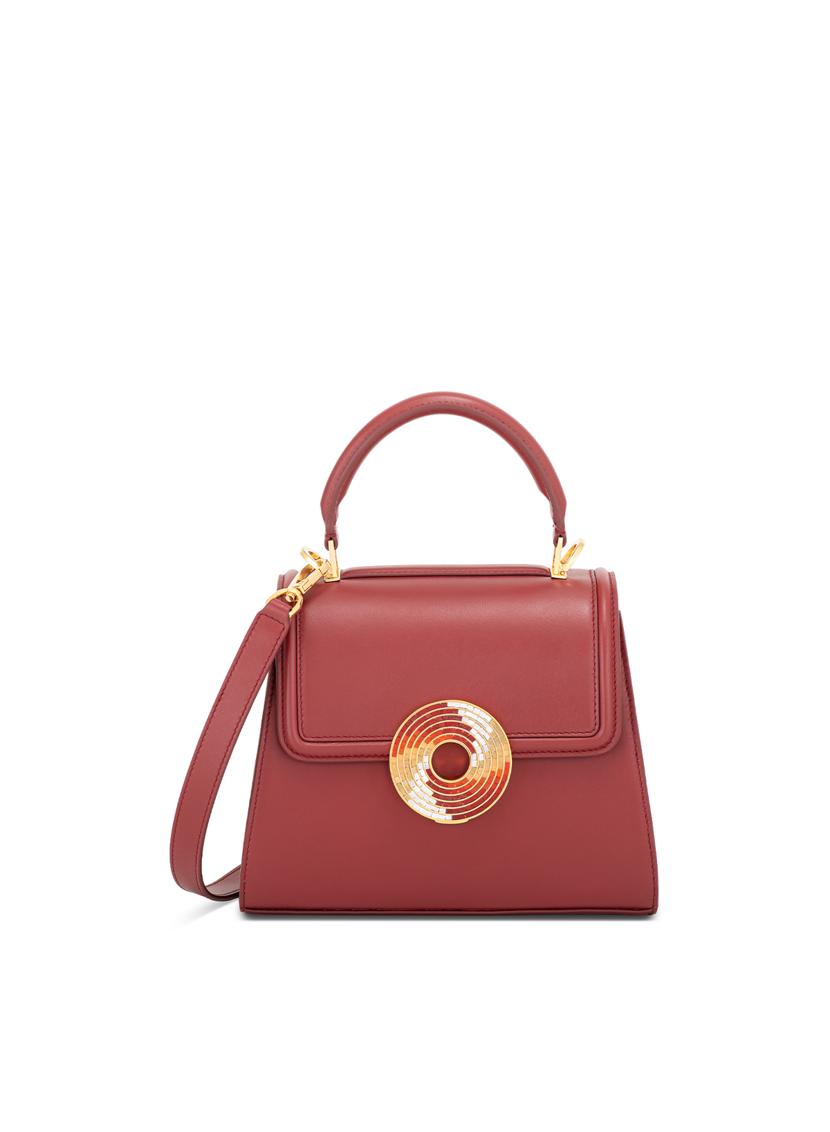 Calista M Mosaic in Lava Red, front view