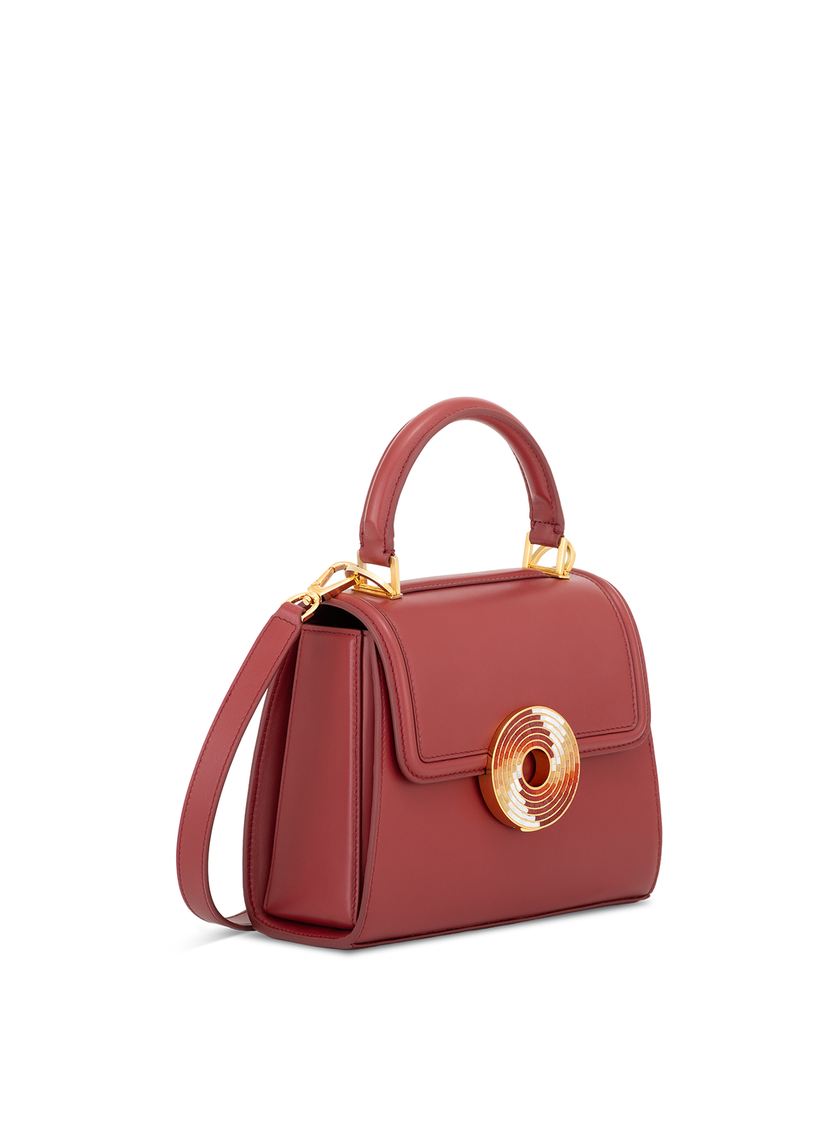 Calista M Mosaic in Lava Red, side view