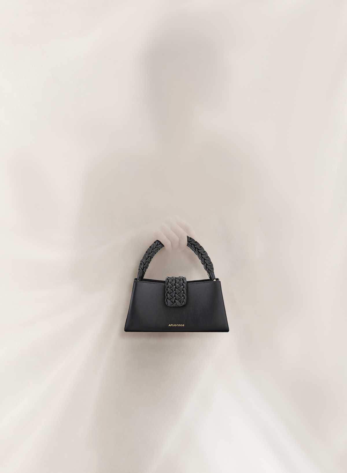 Mira S Hand-pleated in Black, Lifestyle