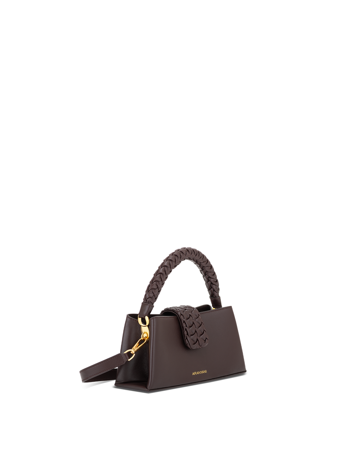 Mira S Hand-pleated in Mahogany, side view