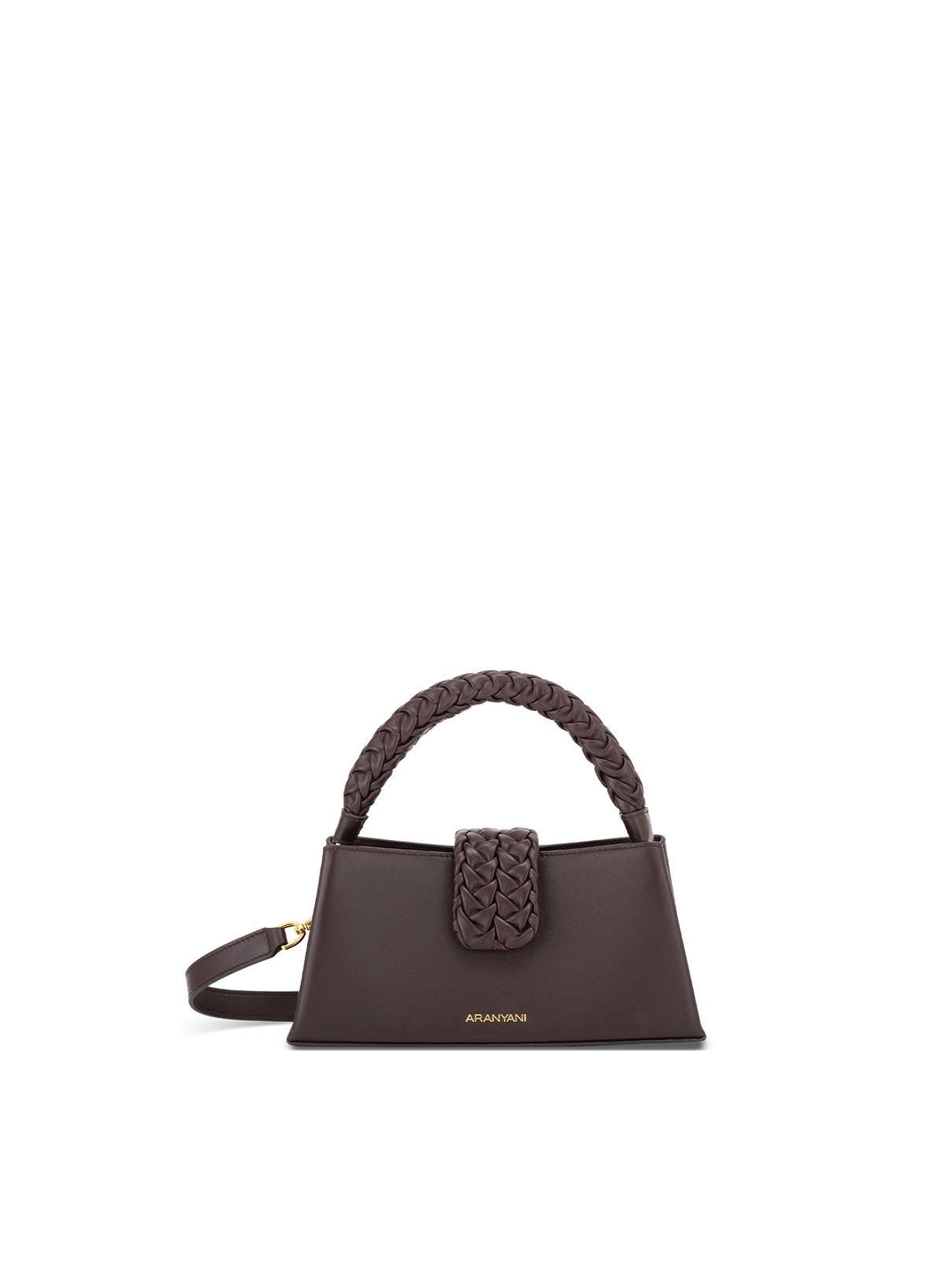 Mira S Hand-pleated in Mahogany, front view