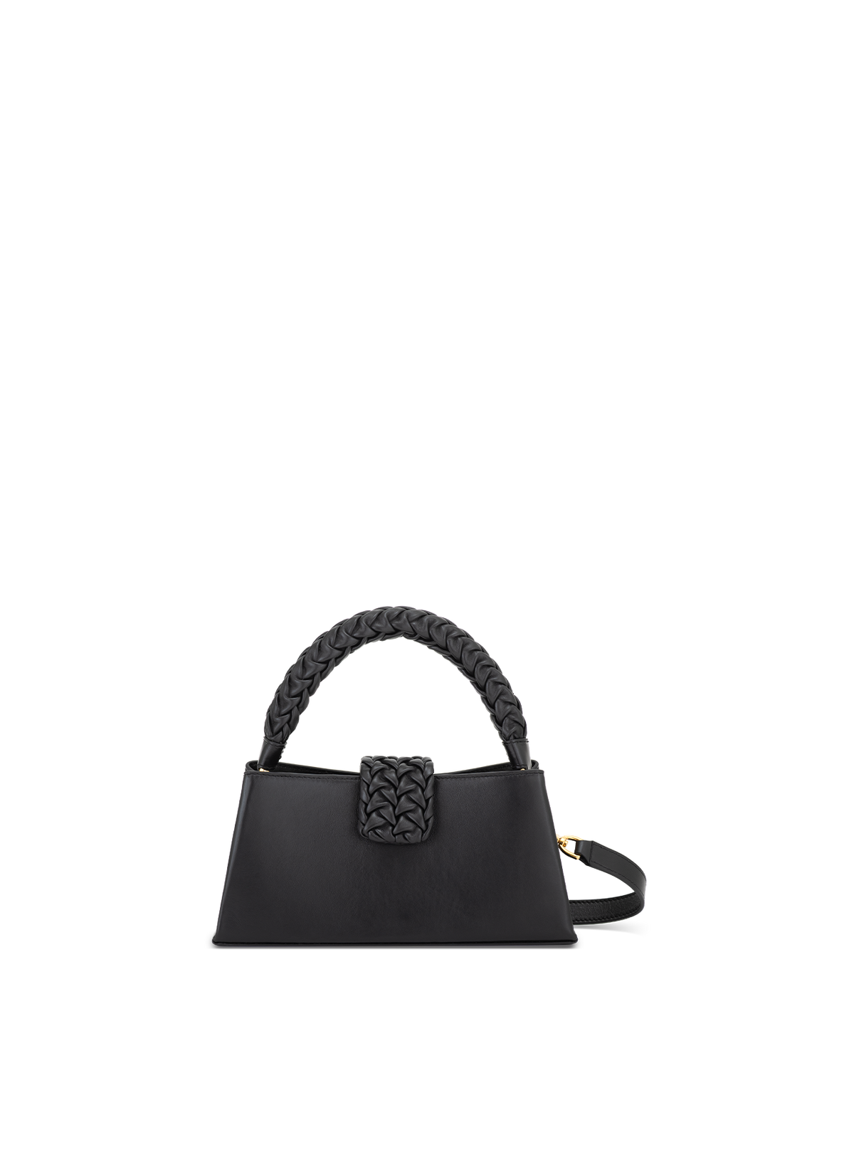 Mira S Hand-pleated in Obsidian, back view