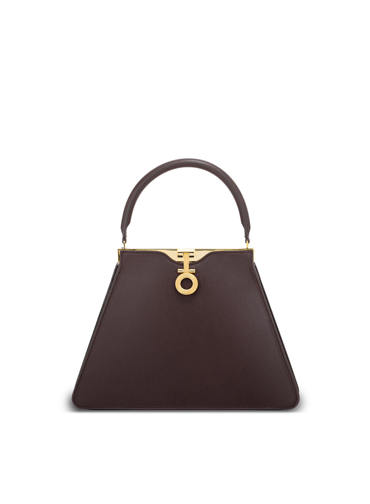 Audra Framed Monogram in Mahogany, back view