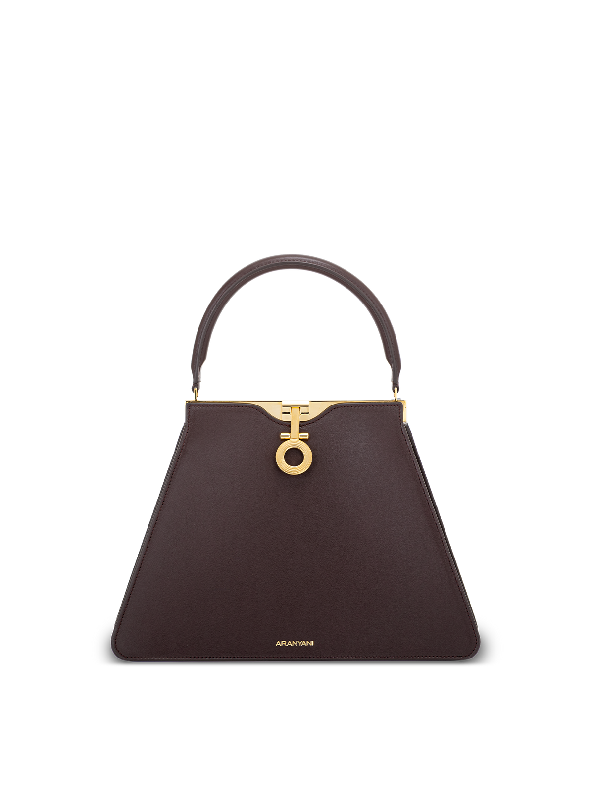 Audra Framed Monogram in Mahogany, front view
