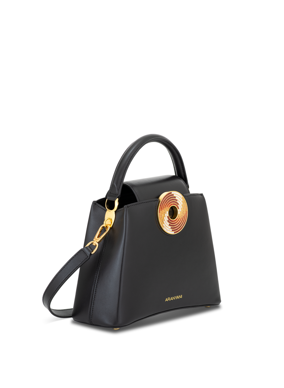 Electra M Mosaic in Obsidian, side view